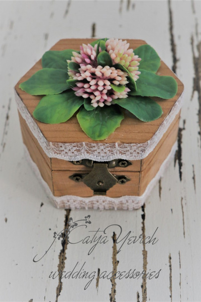 Casket for wedding rings CFW-01